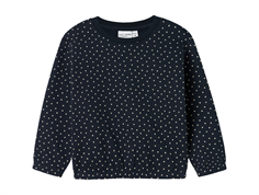 Name It dark sapphire small dots sweatshirt